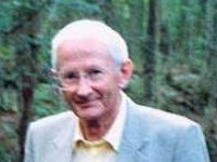 Dr. Theodor Landscheidt in a forest, 2003