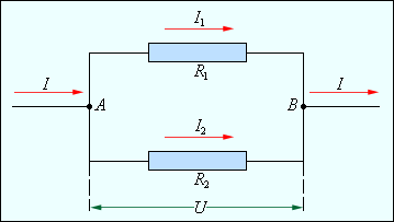 Параллельное соединение проводников. 